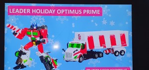 Transformers News: New Leader Class Holiday Optimus Prime Revealed