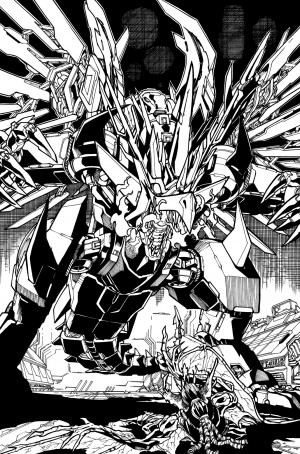 Transformers News: New Transformers Galaxies #5 Line Art by Alex Milne Shown Off