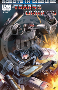 Transformers News: Seibertron.com Reviews IDW Transformers: Robots In Disguise Issue #7