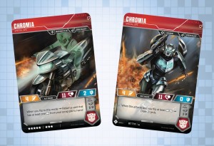 Transformers News: Chromia and more revealed for the Official Transformers Trading Card Game