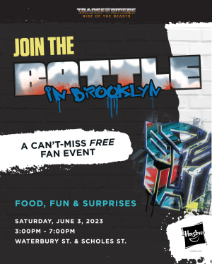 Transformers News: Details of Free Fan Event for Transformers Rise of the Beasts in Brooklyn