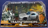 Transformers News: In-Package Images of Human Alliance Jazz with Captain Lennox