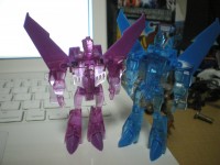 Transformers News: New Images of Takara Exclusive EZ Collection Clear Purple Skywarp.