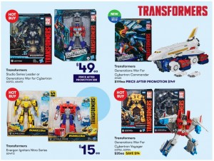 Big Transformers Sale at Big W in 