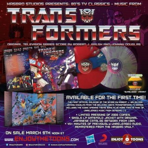 Transformers News: Transformers Original Television Series Score On Sale Friday March, 9th.