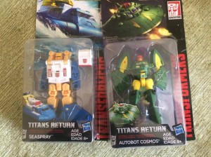 Transformers News: In-Hand Image of Transformers Titans Return Seaspray and Cosmos