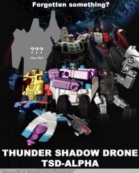 Transformers News: TSD-Alpha "Thunder Shadow Drone" Robot Kit