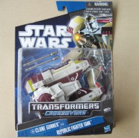 Transformers News: Transformers Star Wars Crossovers Republic Fighter Tank- Mint On Card Image