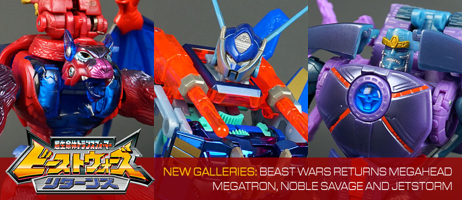 New Galleries: Beast Wars Returns Megahead Megatron, Noble Savage and Jetstorm