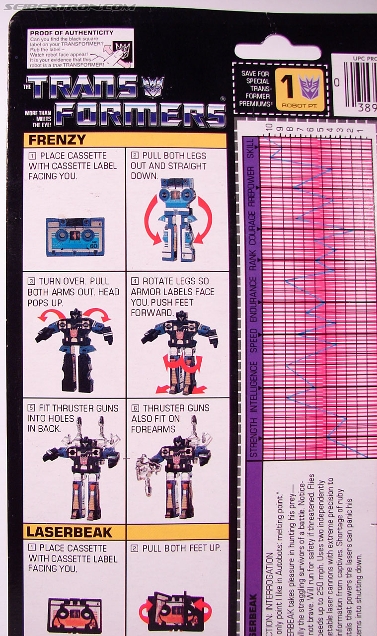 Transformers G1 1984 Frenzy (Rumble) (Image #16 of 174)