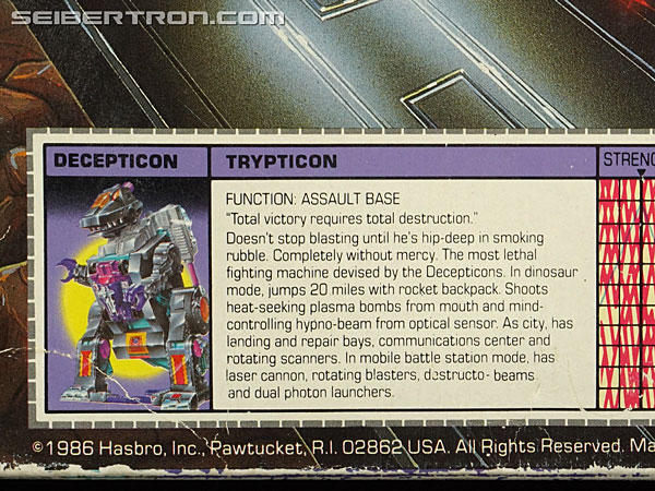 Transformers G1 1986 Trypticon (Dinosaurer) (Image #15 of 259)