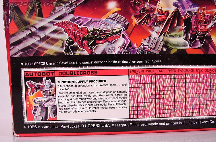 Transformers G1 1987 Doublecross (Image #13 of 80)