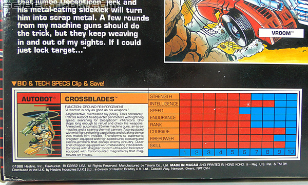 Transformers G1 1989 Crossblades (Blue Bacchus) (Image #24 of 261)