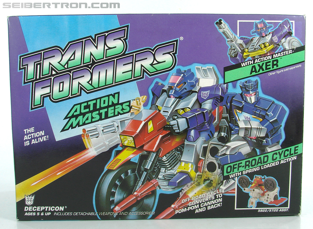 Transformers G1 1990 Axer with Off Road Cycle (Image #1 of 162)