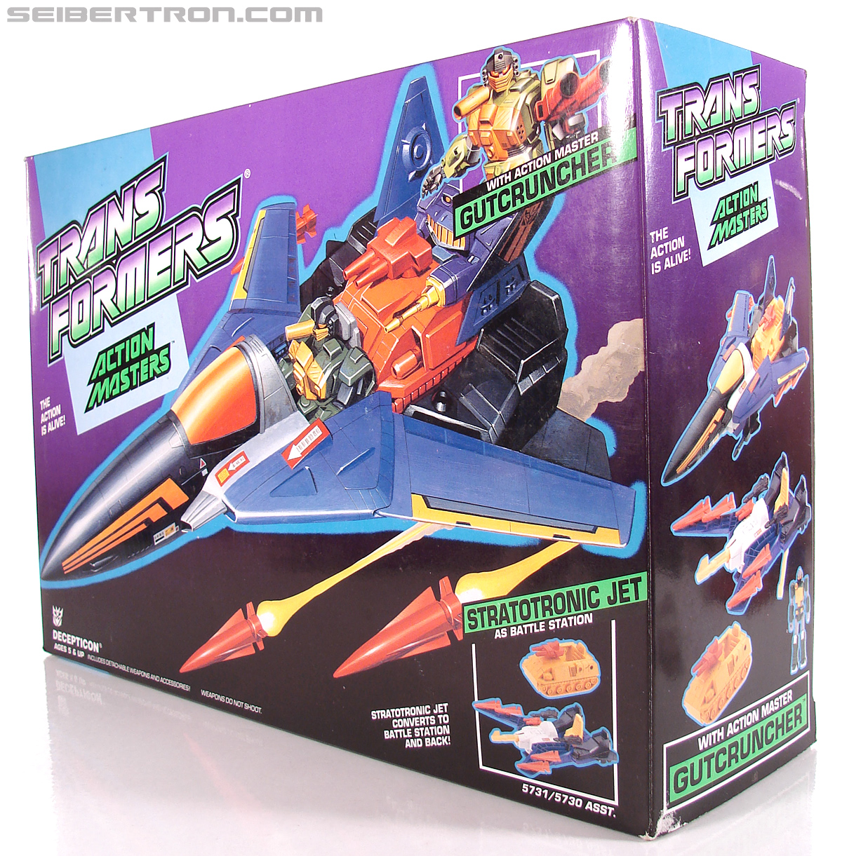 Transformers G1 1990 Gutcruncher with Stratotronic Jet (Image #30 of 189)
