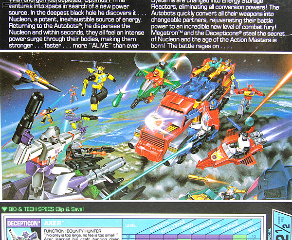Transformers G1 1990 Axer with Off Road Cycle (Image #13 of 162)