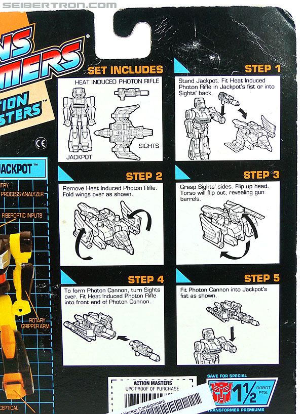 Transformers G1 1990 Jackpot with Sights (Image #13 of 108)