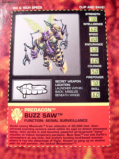 Transformers Beast Wars Buzz Saw (Image #13 of 102)