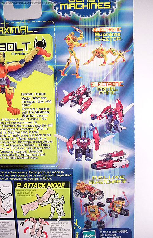 beast machines silverbolt toy