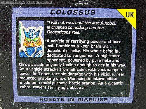 Transformers G1 1993 Colossus (Clench) (Image #13 of 137)