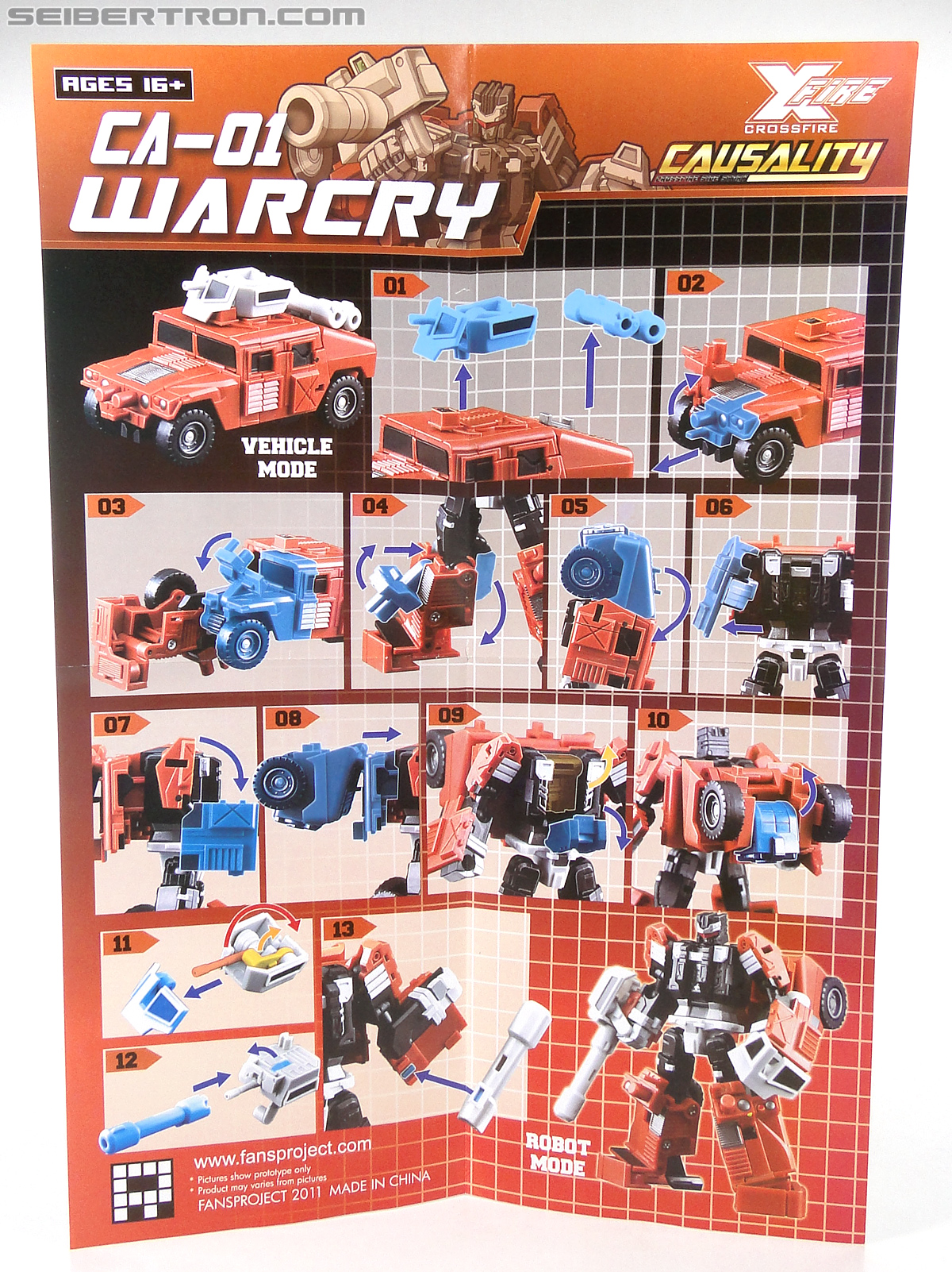 Transformers 3rd Party Products Crossfire CA-01 Warcry (Image #54 of 224)