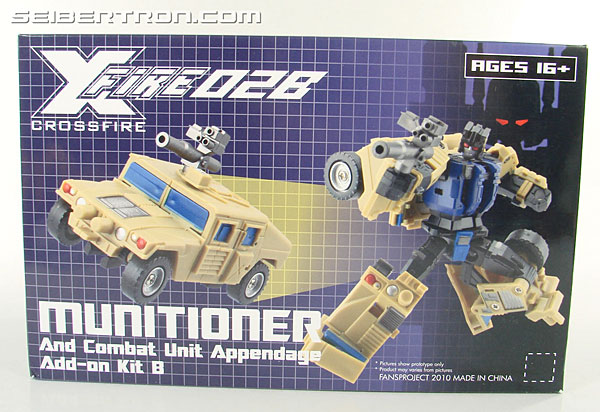 Transformers 3rd Party Products Crossfire 02B Combat Unit Munitioner ...