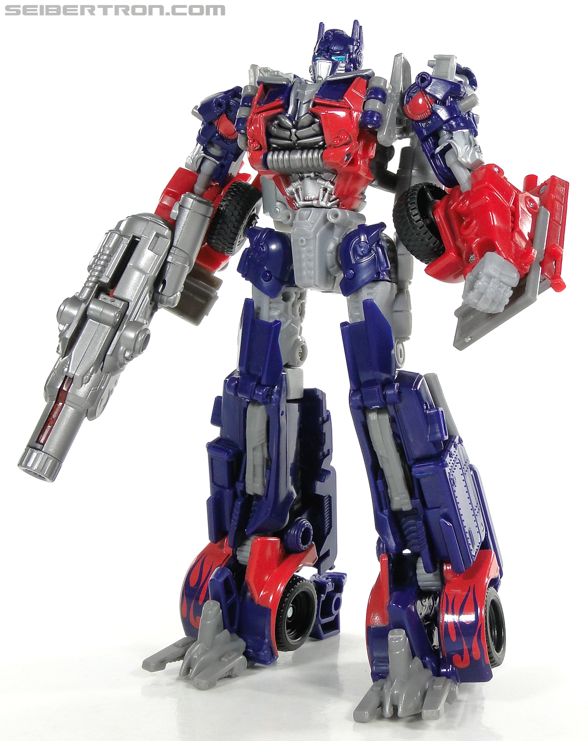 transformers dark of the moon optimus prime toy with trailer