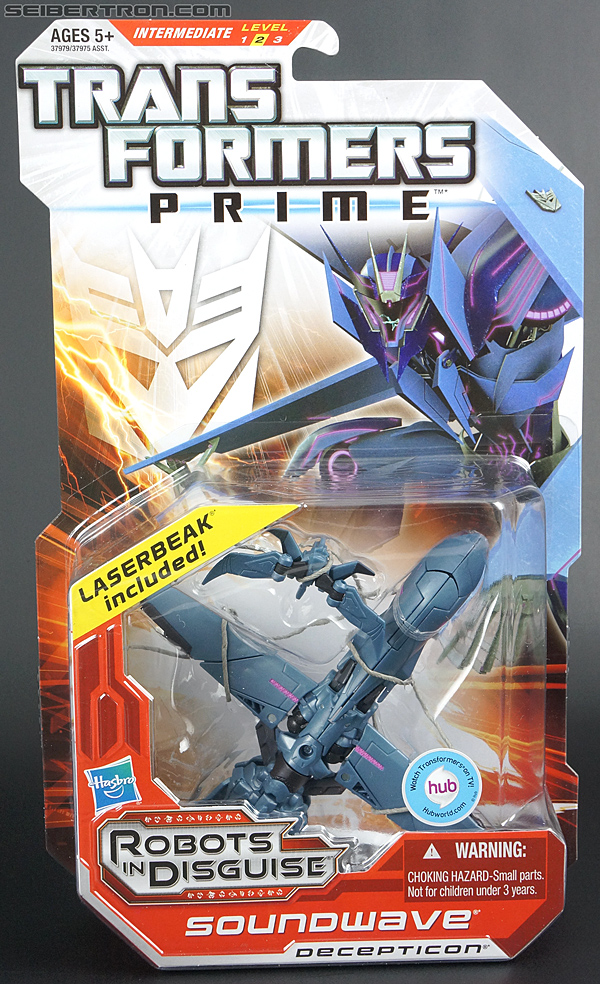 Soundwave with Laserbeak Deluxe (Transformers RID Prime, Hasbro