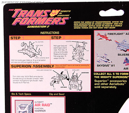 Transformers Generation 2 Air Raid (Air Rider) (Image #8 of 74)