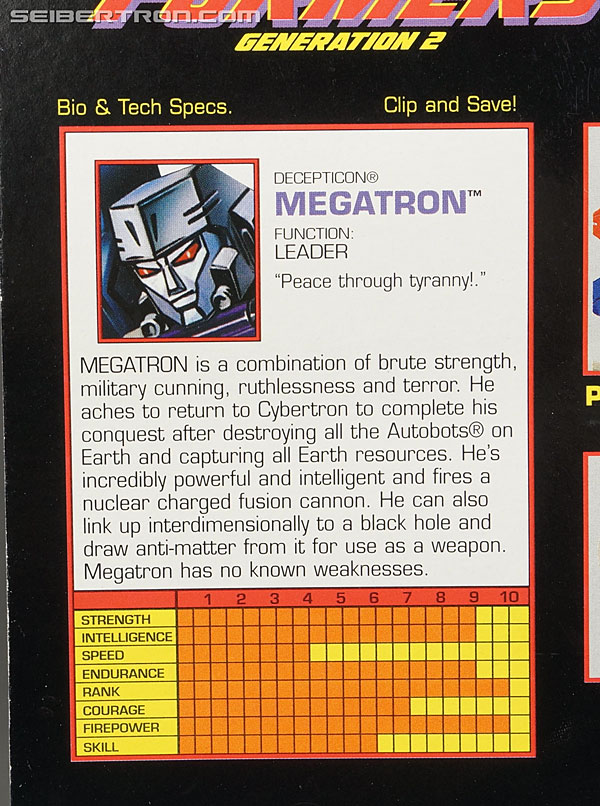 Transformers Generation 2 Combat Hero Megatron (Image #15 of 228)