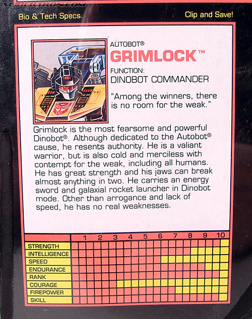 Transformers Generation 2 Grimlock (Image #14 of 116)