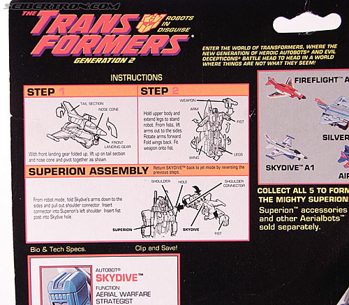 Transformers Generation 2 Skydive (Image #11 of 76)