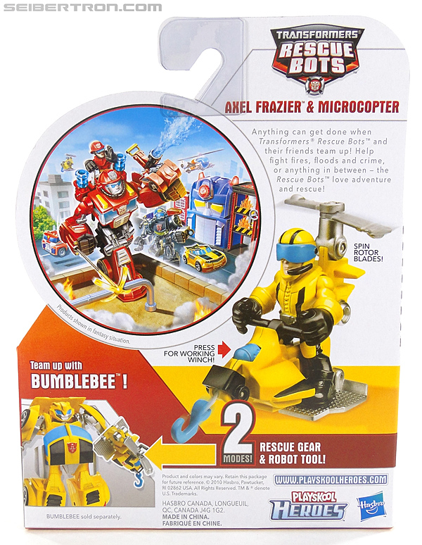 Transformers Rescue Bots Axel Frazier &amp; Microcopter (Image #7 of 77)