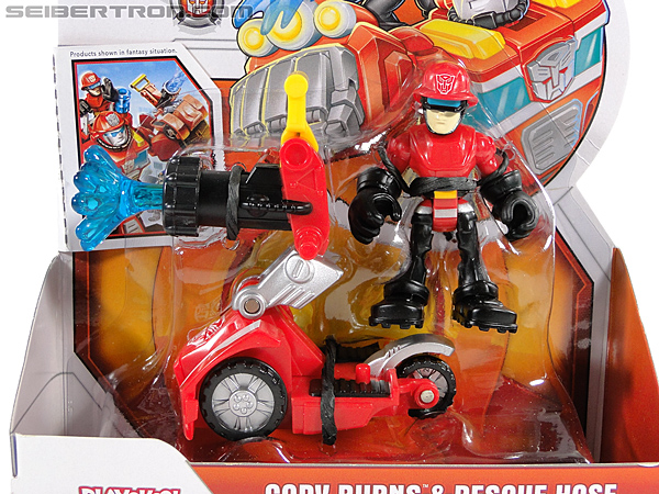 Transformers Rescue Bots Cody Burns &amp; Rescue Hose (Image #2 of 77)