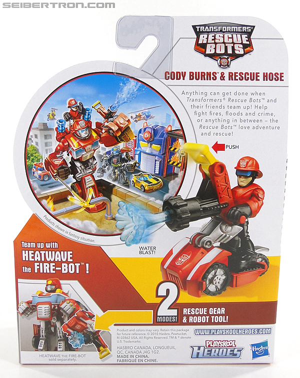 Transformers Rescue Bots Cody Burns &amp; Rescue Hose (Image #6 of 77)
