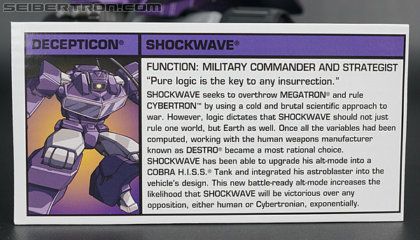 Transformers Comic-Con Exclusives Shockwave H.I.S.S. Tank (Image #63 of 227)