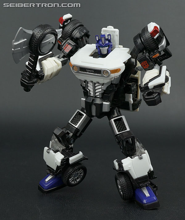 Transformers Toyota FJ Cruiser Optimus Prime (White) Toy Gallery