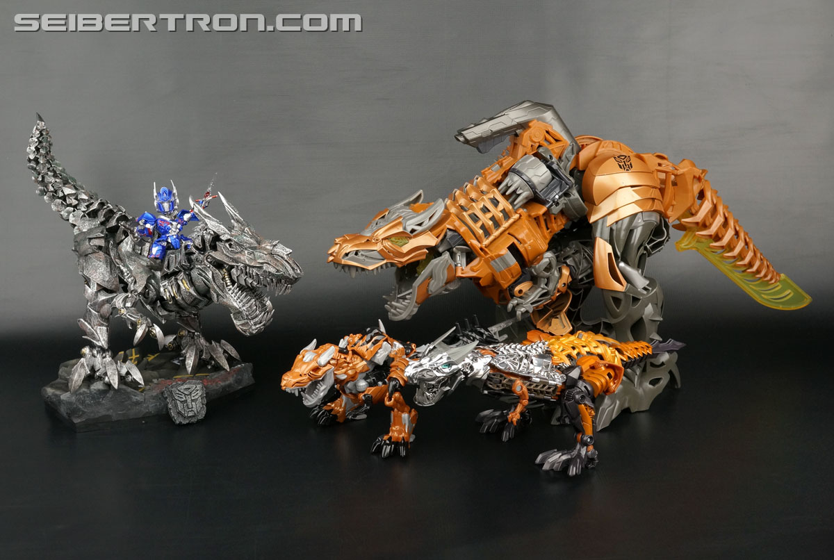 Kids Logic ~ Transformers Age of Extinction MN011 Grimlock with Optimus Prime 
