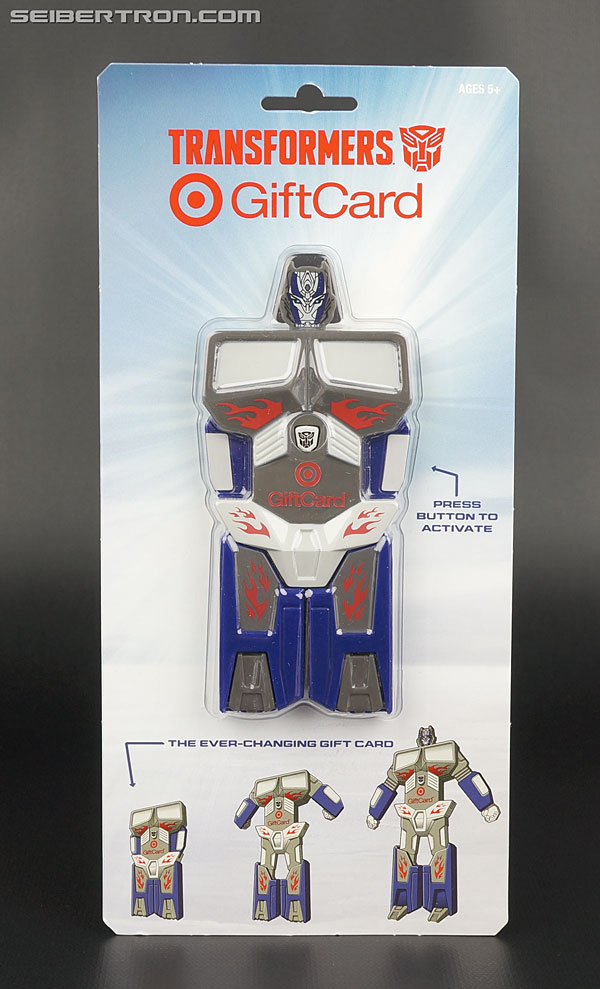 Transformers Age of Extinction Target Gift Card Optimus Prime (Image #1 of 45)
