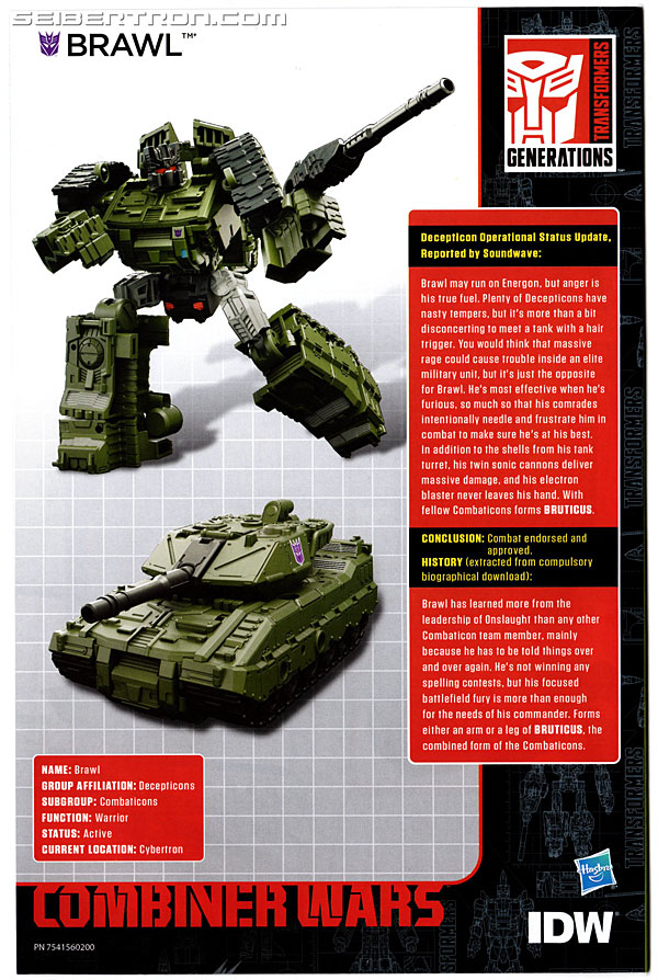 Transformers Generations Combiner Wars Brawl (Image #18 of 124)