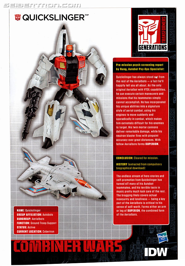 Transformers Generations Combiner Wars Quickslinger (Slingshot) (Image #17 of 217)