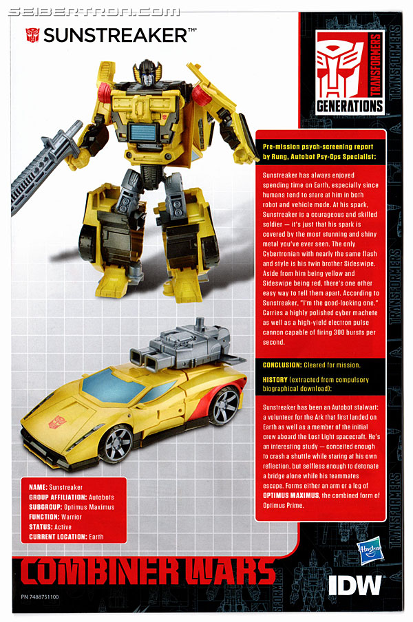 Transformers Generations Combiner Wars Sunstreaker (Image #18 of 179)