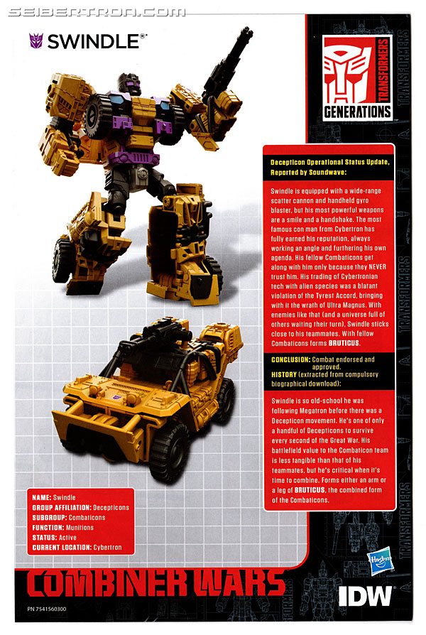 Transformers Generations Combiner Wars Swindle (Image #18 of 126)