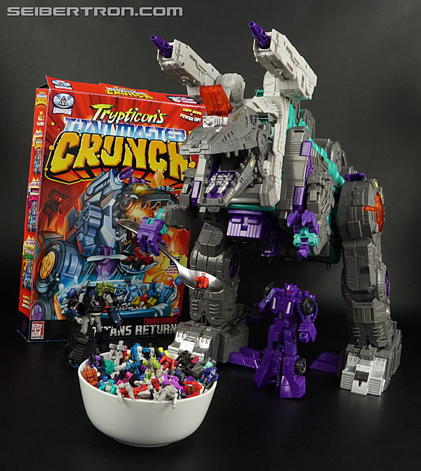 Transformers News: Updated Galleries: Transformers Titans Return Trypticon's Titan Master Crunch SDCC2017 Exclusive