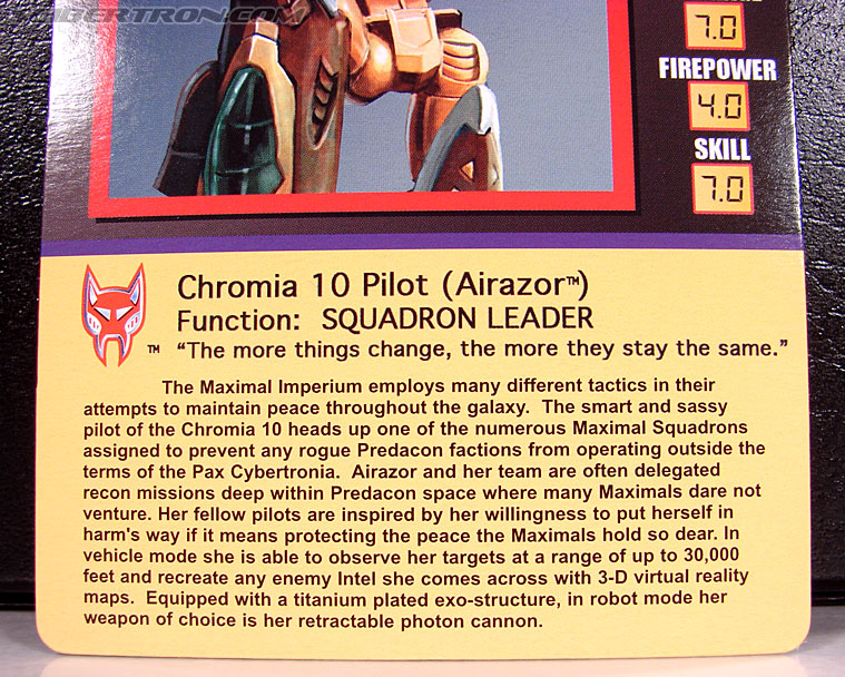Transformers Club Exclusives Airazor (Chromia 10 Pilot) (Image #24 of 132)