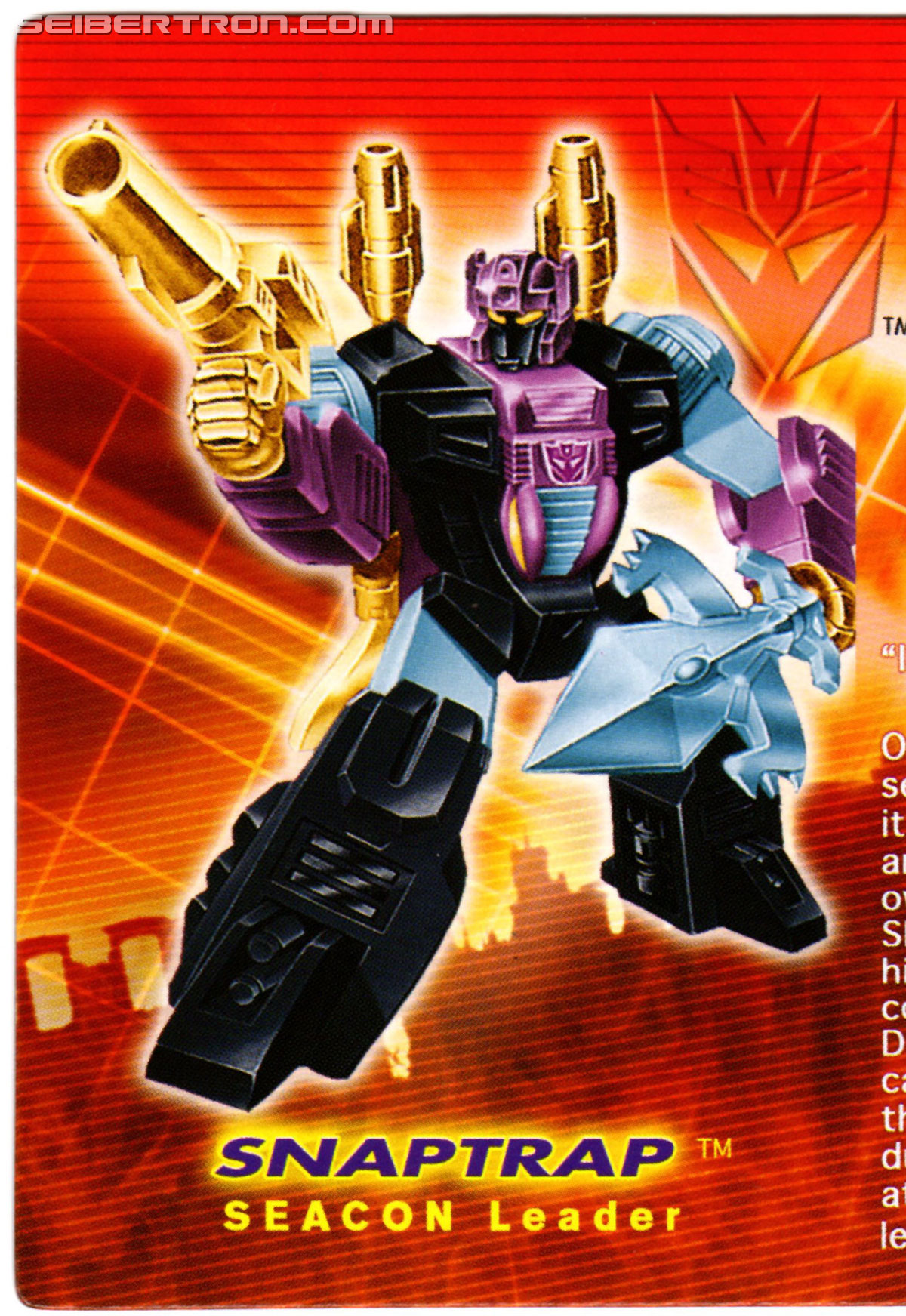 Transformers Club Exclusives Snaptrap (Image #1 of 105)