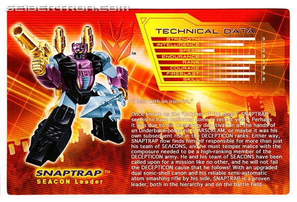 Transformers Club Exclusives Snaptrap (Image #4 of 105)
