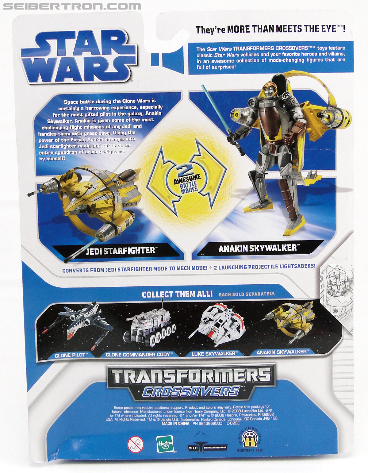 Star Wars Transformers Anakin Skywalker (Jedi Starfighter with Hyperspace Docking Ring) (Image #7 of 131)