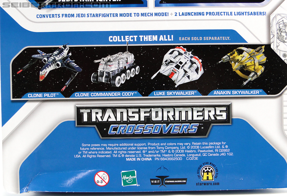 Star Wars Transformers Anakin Skywalker (Jedi Starfighter with Hyperspace Docking Ring) (Image #10 of 131)