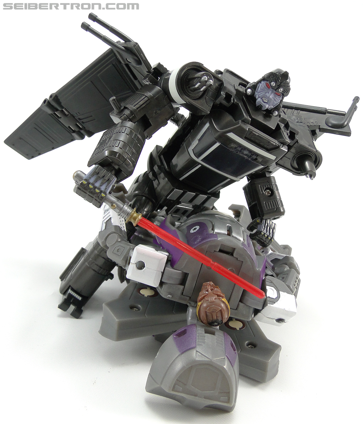 Star Wars Transformers Emperor Palpatine (Imperial Shuttle) black repaint (Image #129 of 146)